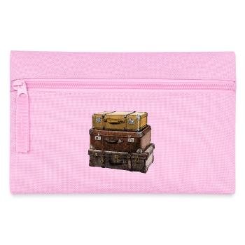 Koffer - Federtasche - Rosa - Vorne