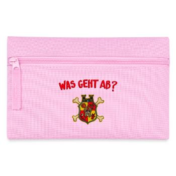 Teenager Premium T-Shirt - Was geht ab? - Federtasche - Rosa - Vorne