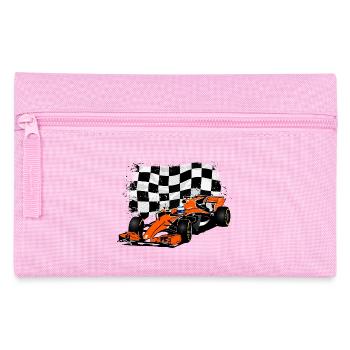 Racecar - Rennauto - Racing Flag - Federtasche - Rosa - Vorne