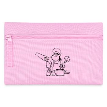 kochen witzig doof werkzeug - Federtasche - Rosa - Vorne