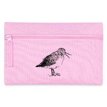 Flussuferläufer Vogel - Federtasche - Rosa - Vorne