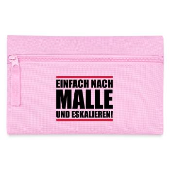 malle einfach eskalieren - Federtasche - Rosa - Vorne