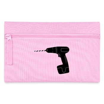 Tool drill logo - Pencil Case - pink - Front