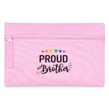 Fier frère - Trousse - rose - Devant
