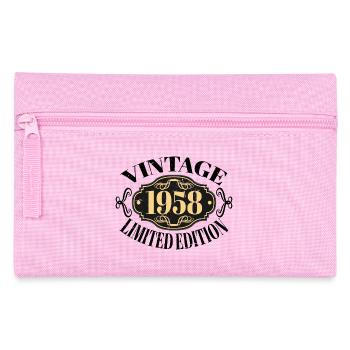 Vintage 1958 - 64 ans, cadeau de 64e anniversaire - Trousse - rose - Devant