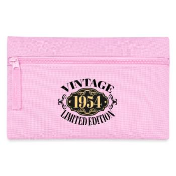 Jahrgang 1954 70. Geburtstag Männer Frauen 70 Jahre alt - Federtasche - Rosa - Vorne