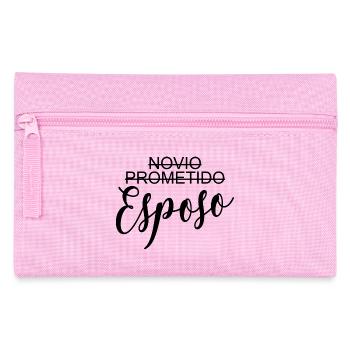 Novio Prometido Esposo Husband Groom Wedding Gift - Pencil Case - pink - Front