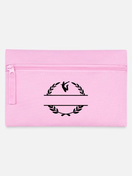 Eiskunstläufer Lorbeerkranz - Federtasche - Rosa