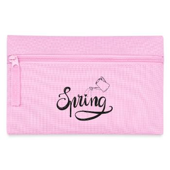 Spring, early spring, garden, watering, bed, love - Pencil Case - pink - Front