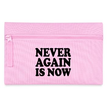 Never again is now - Federtasche - Rosa - Vorne