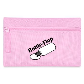 Bottleflop - Bottleflip parody design - Pencil Case - pink - Front