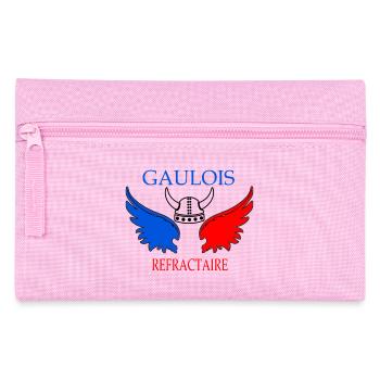 Ailes tricolores de Gaulois Refractaire - Trousse - rose - Devant