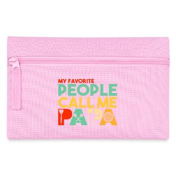 Lieblingsleute nennen mich Papa Darts Master - Federtasche - Rosa - Vorne
