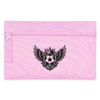 Blason de football Couronne royale - Trousse - rose - Devant