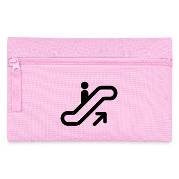 Rolltreppe,Kaufhaus,Einkaufen,U-Bahn,S-Bahn - Federtasche - Rosa - Vorne