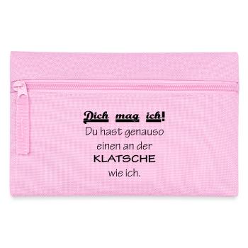 Dich mag ich.. - Federtasche - Rosa - Vorne