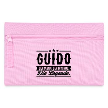 Man Myth Legend Guido - Pencil Case - pink - Front