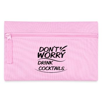 Cocktails - Federtasche - Rosa - Vorne