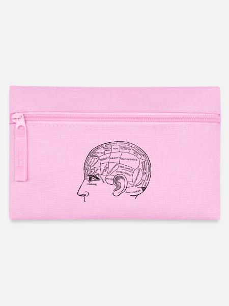 Gehirn Gefühle Anatomie - Federtasche - Rosa