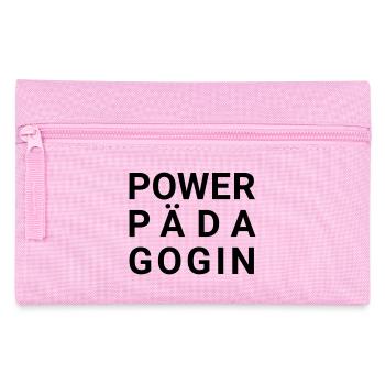 Powerpädagogin - Federtasche - Rosa - Vorne