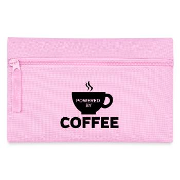 Powered By Coffee - Federtasche - Rosa - Vorne