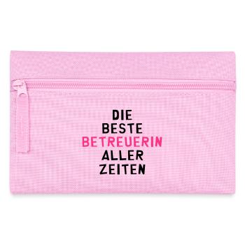 Betreuer Betreuerin Gruppenleiter Kind Gastgeber - Federtasche - Rosa - Vorne