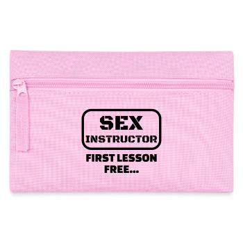 Sex - Sexy - Humor - Wife - Couple - Marriage - Pencil Case - pink - Front