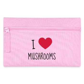 Mushroom / Champignon / Pilz / Picking - Pencil Case - pink - Front