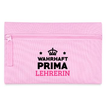 School Teacher Schule Lehrerin Ecole Prof Lehrer - Pencil Case - pink - Front