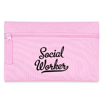 Social worker - Pencil Case - pink - Front