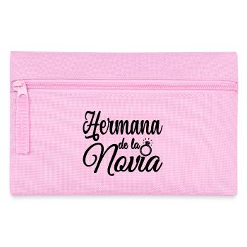 Hermana de la Novia Bride's Sister Wedding Gift - Pencil Case - pink - Front