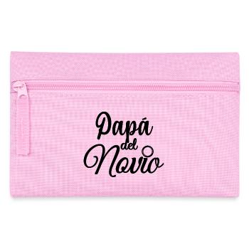 Papa del Novio Groom's Father Wedding Gift - Pencil Case - pink - Front