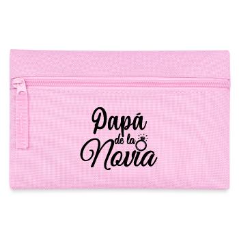 Papa de la Novia Bride's Father Wedding Gift - Pencil Case - pink - Front