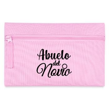 Abuelo del Novio Groom's Grandpa Wedding Gift - Pencil Case - pink - Front