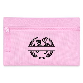 Tiger in laurel wreath Shotokan karate - Pencil Case - pink - Front