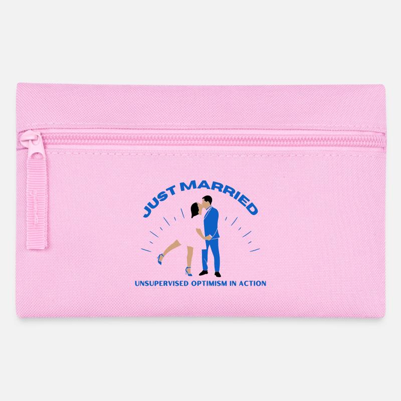 just married | Wedding - Pencil Case - pink