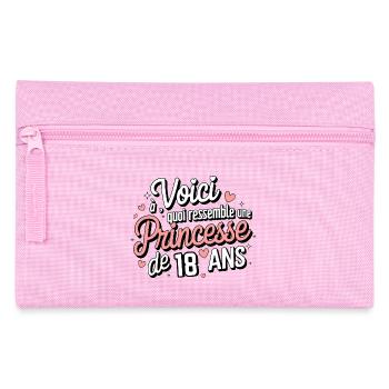 Princesse de 18 Ans - Trousse - rose - Devant
