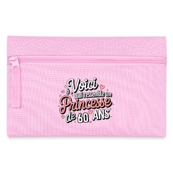 Princess 60 years old - Pencil Case - pink - Front