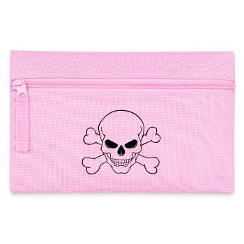 Skull - Federtasche - Rosa - Vorne