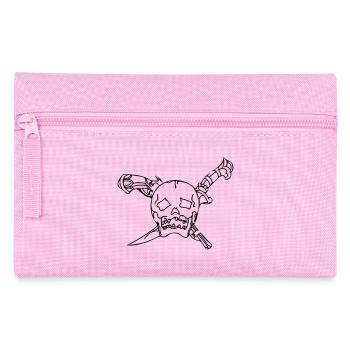 Schädel - Federtasche - Rosa - Vorne
