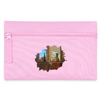 Fruits and the Office - Pencil Case - pink - Front