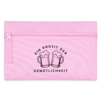 Bier - Ein Prosit der Gemütlichkeit - Federtasche - Rosa - Vorne