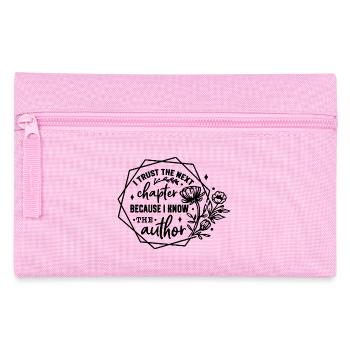 I Trust The Next Chapter Author - Pencil Case - pink - Front