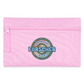 Forscher als Geschenkidee - Federtasche - Rosa - Vorne