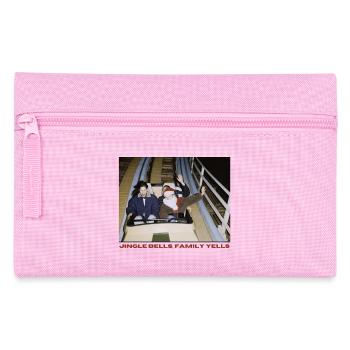 Montagnes russes de Noël - Trousse - rose - Devant