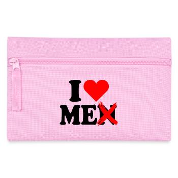 I Love Me Men Ich Liebe Mich Selbstliebe Frauen - Federtasche - Rosa - Vorne