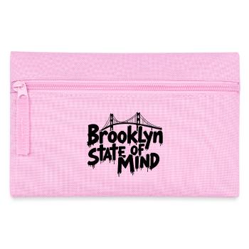 Brooklyn State of Mind Bridge New York NYC - Pencil Case - pink - Front