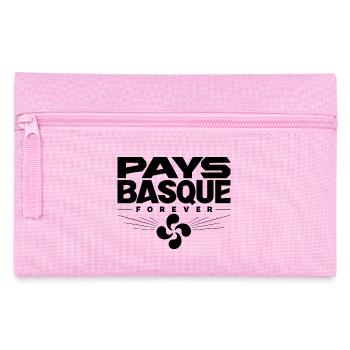 Pays Basque Forever Lauburu Vintage Design - Trousse - rose - Devant