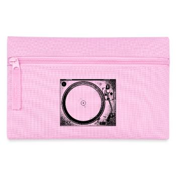 TECHNO Tee - Vinyl turntables - Pencil Case - pink - Front