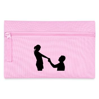 Heiratsantrag - Federtasche - Rosa - Vorne